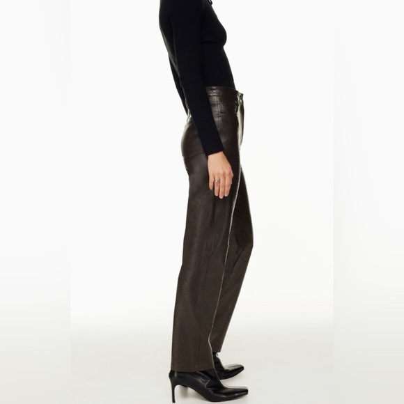 Aritzia Melina Python Pants (run small) - Picture 2 of 9